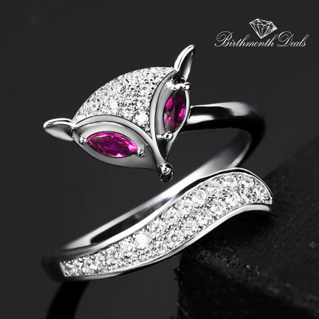 July Ruby Birthstone Ring - Birthmonth Deals