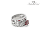 July Ruby Birthstone Stacking Ring - Birthmonth Deals