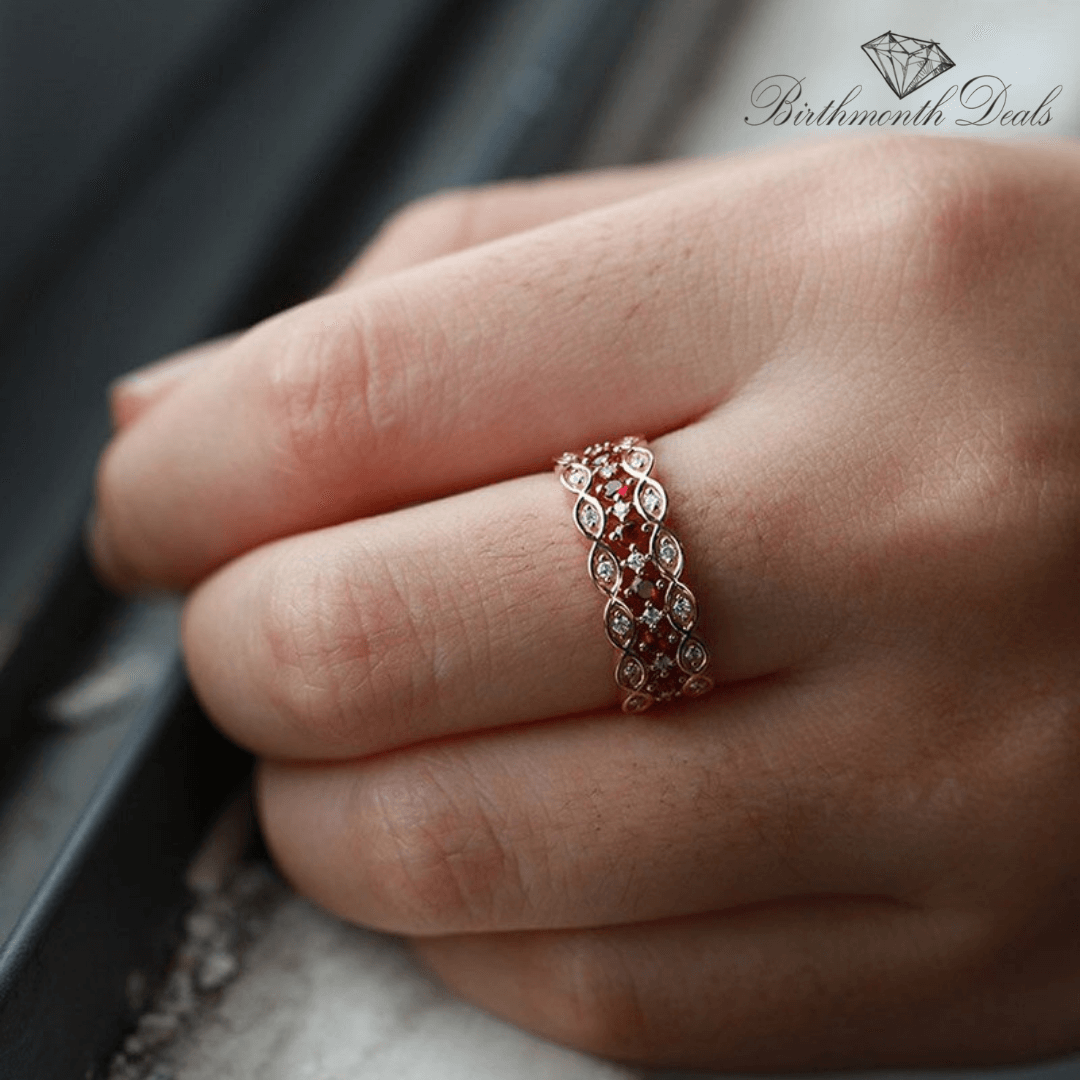 July Ruby Birthstone Ring - Birthmonth Deals