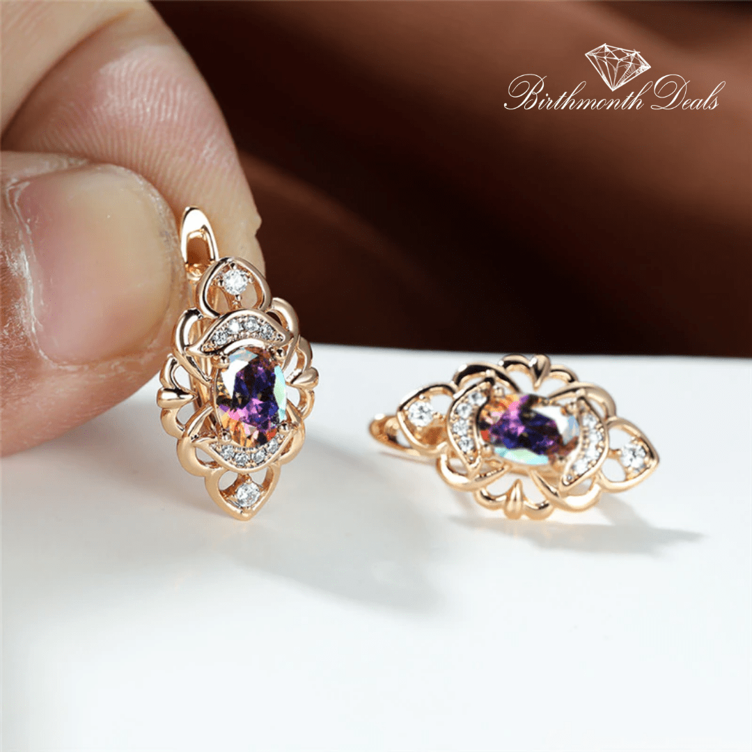 June Alexandrite Earrings - Birthmonth Deals