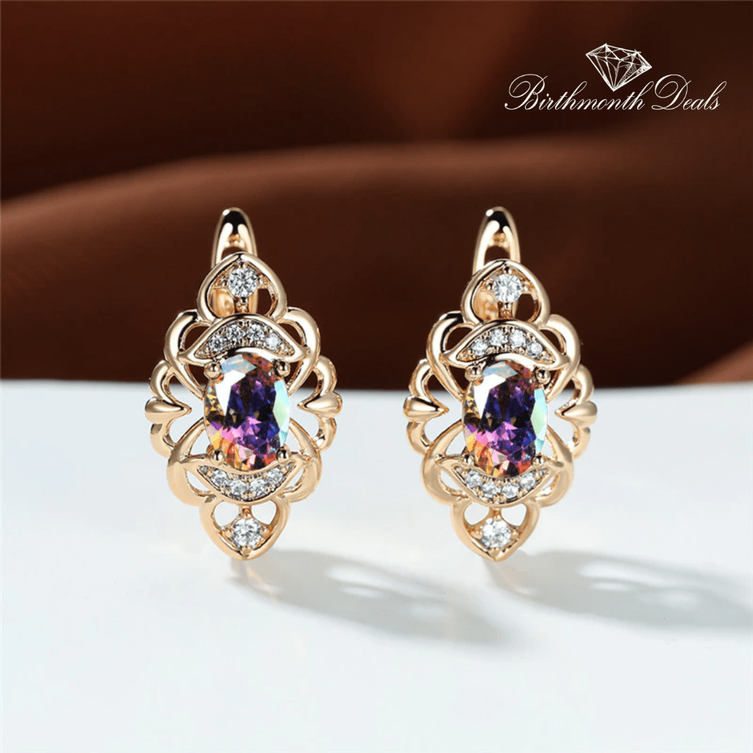 June Alexandrite Earrings - Birthmonth Deals