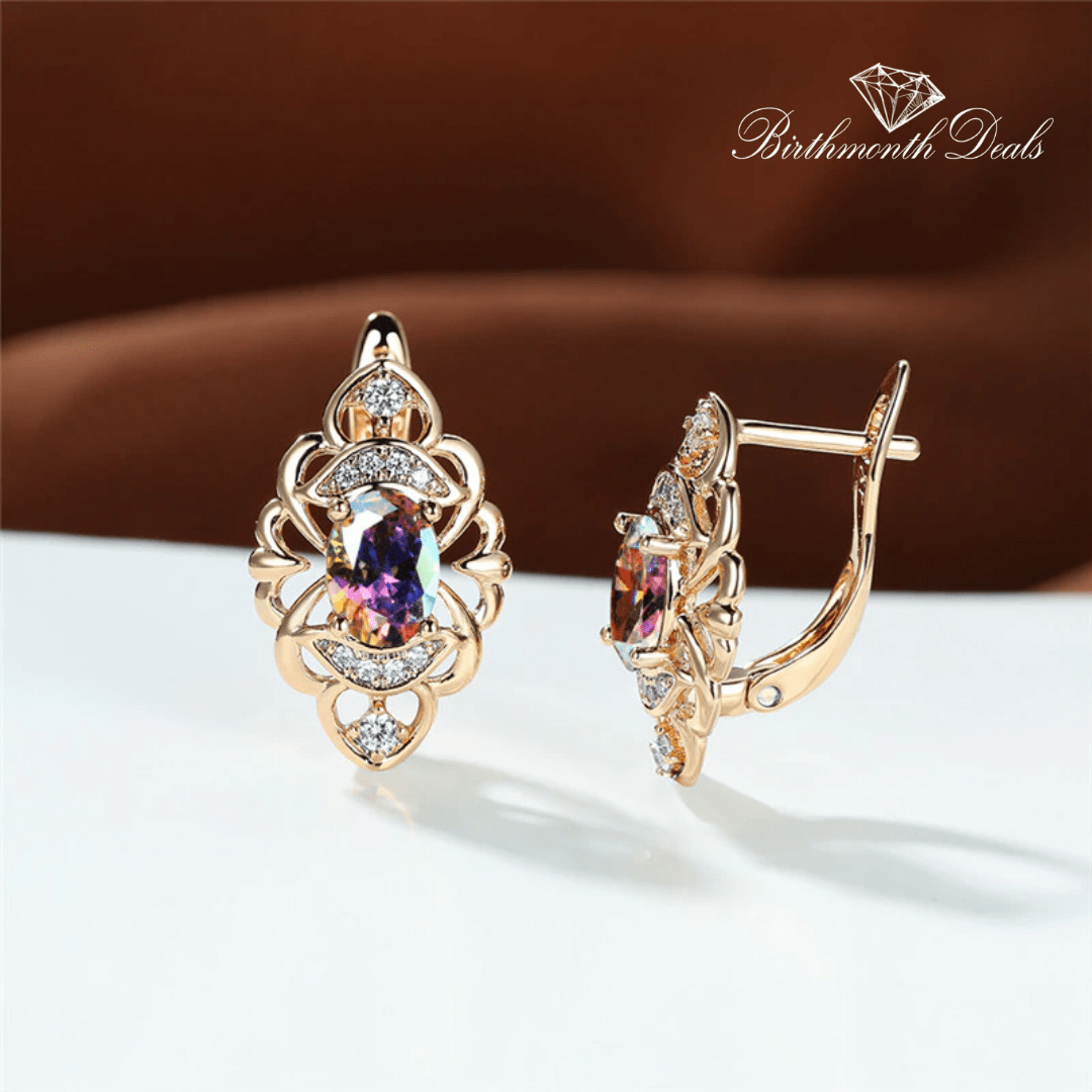 June Alexandrite Earrings - Birthmonth Deals