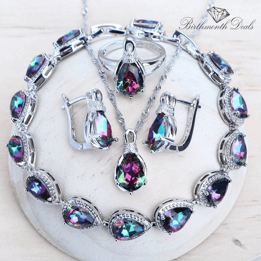 June Alexandrite Birthstone Jewelry Set - Birthmonth Deals