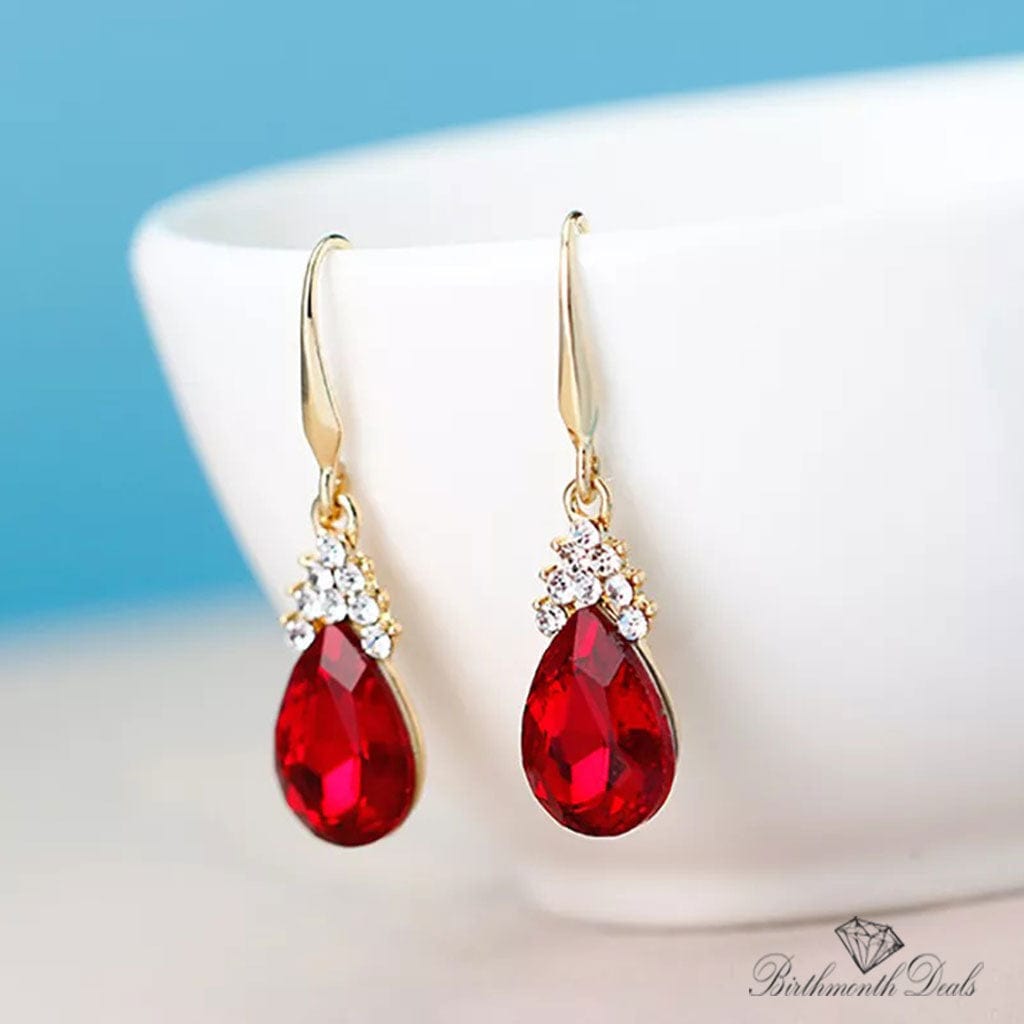 January Garnet Birthstone Jewelry Set - Birthmonth Deals