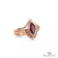 January Garnet Birthstone Stacking Ring - Birthmonth Deals