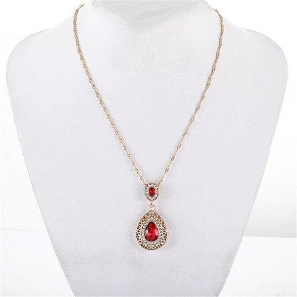 July Ruby Birthstone Necklace - Birthmonth Deals