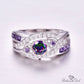 February Amethyst Birthstone Ring - Birthmonth Deals