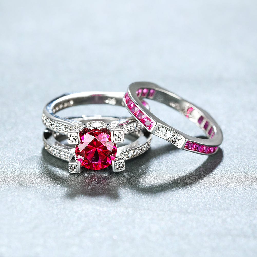 July Ruby Birthstone Ring - Birthmonth Deals