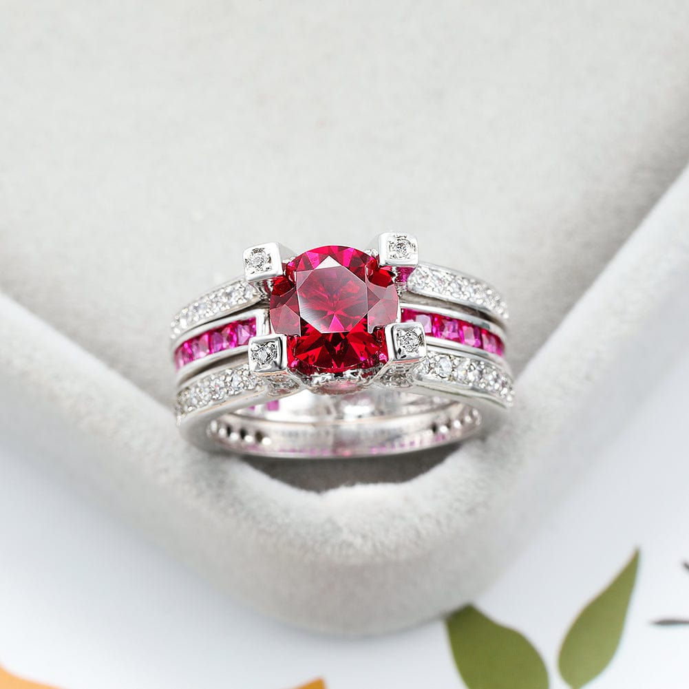 July Ruby Birthstone Ring - Birthmonth Deals