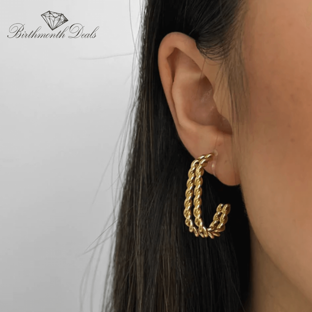 Klern Clip-On Hoop Earrings - Birthmonth Deals