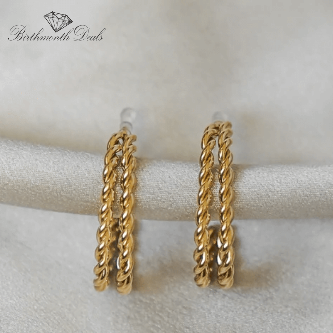 Klern Clip-On Hoop Earrings - Birthmonth Deals