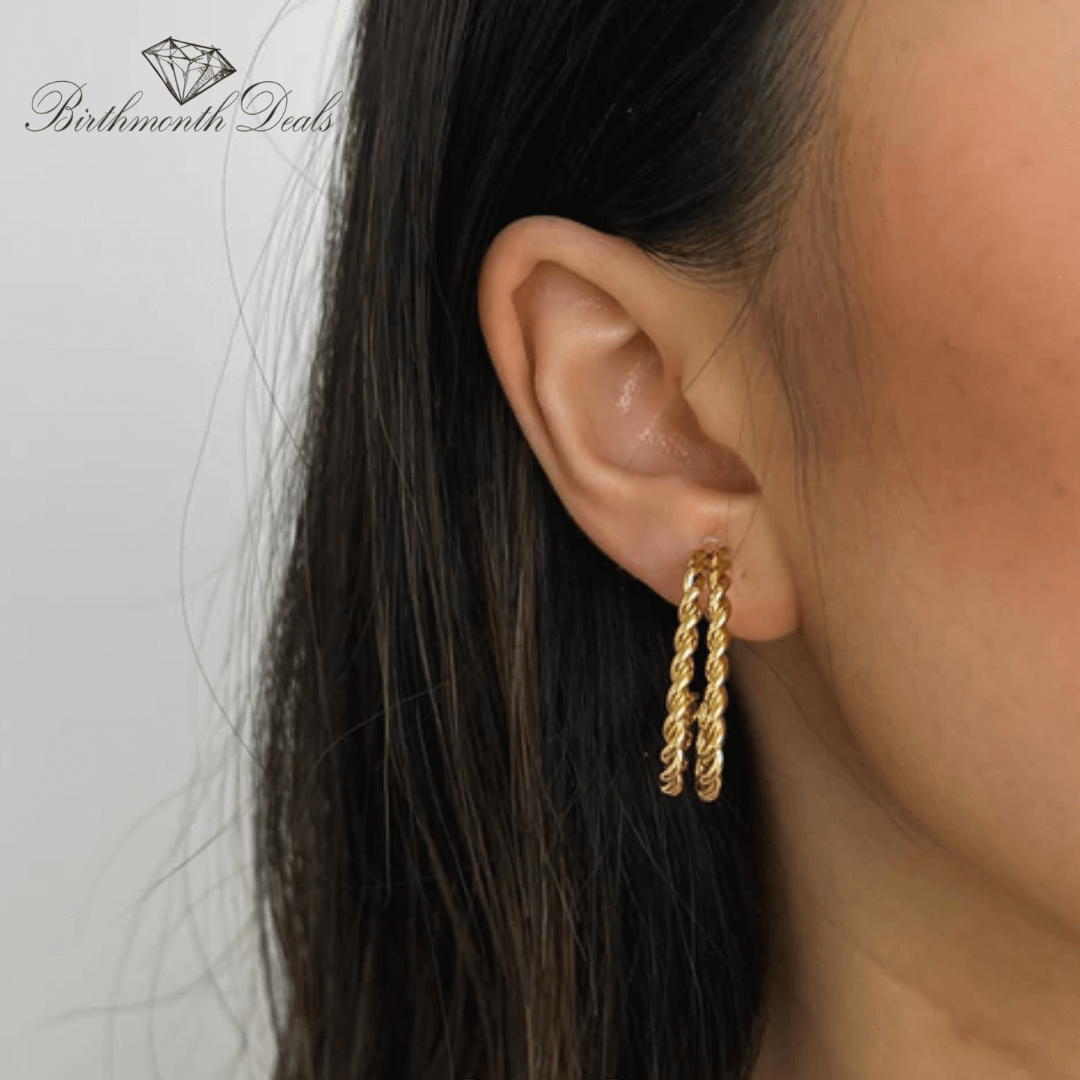 Klern Clip-On Hoop Earrings - Birthmonth Deals