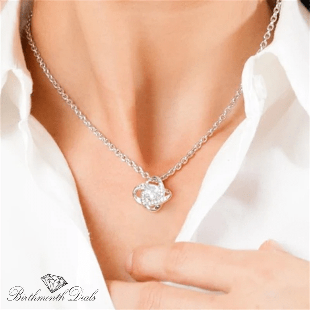 Love Knot Necklace - Birthmonth Deals