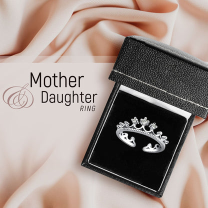 Mother Daughter Infinity Ring - Birthmonth Deals