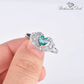 March Aquamarine Birthstone Ring - Birthmonth Deals