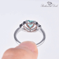 March Aquamarine Birthstone Ring - Birthmonth Deals