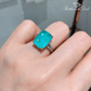 March Aquamarine Birthstone Ring - Birthmonth Deals
