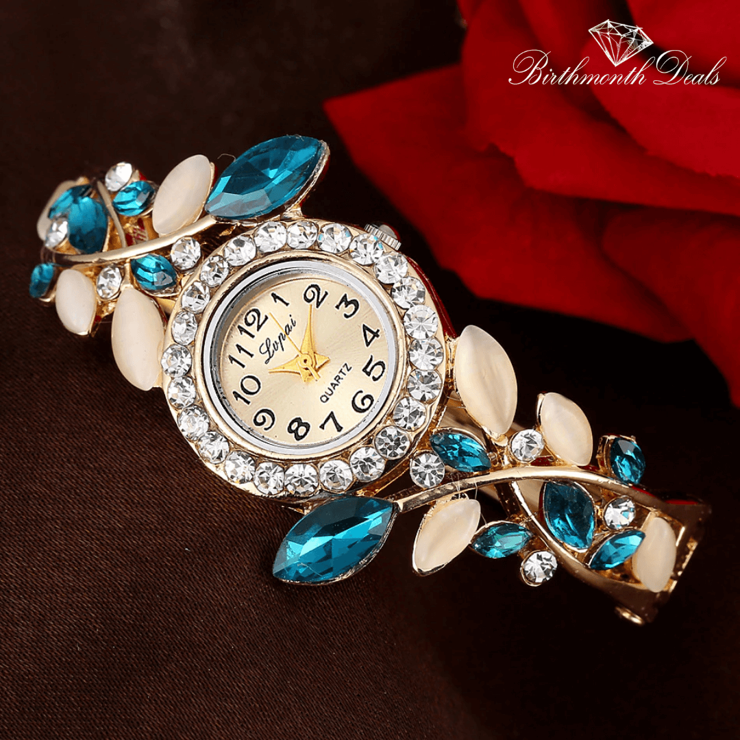 March Aquamarine Watch - Birthmonth Deals