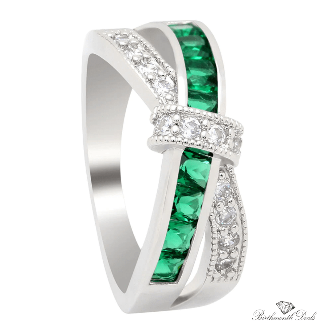 May Emerald Birthstone Ring - Birthmonth Deals