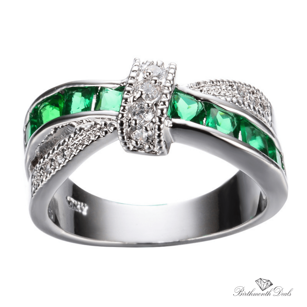 May Emerald Birthstone Ring - Birthmonth Deals