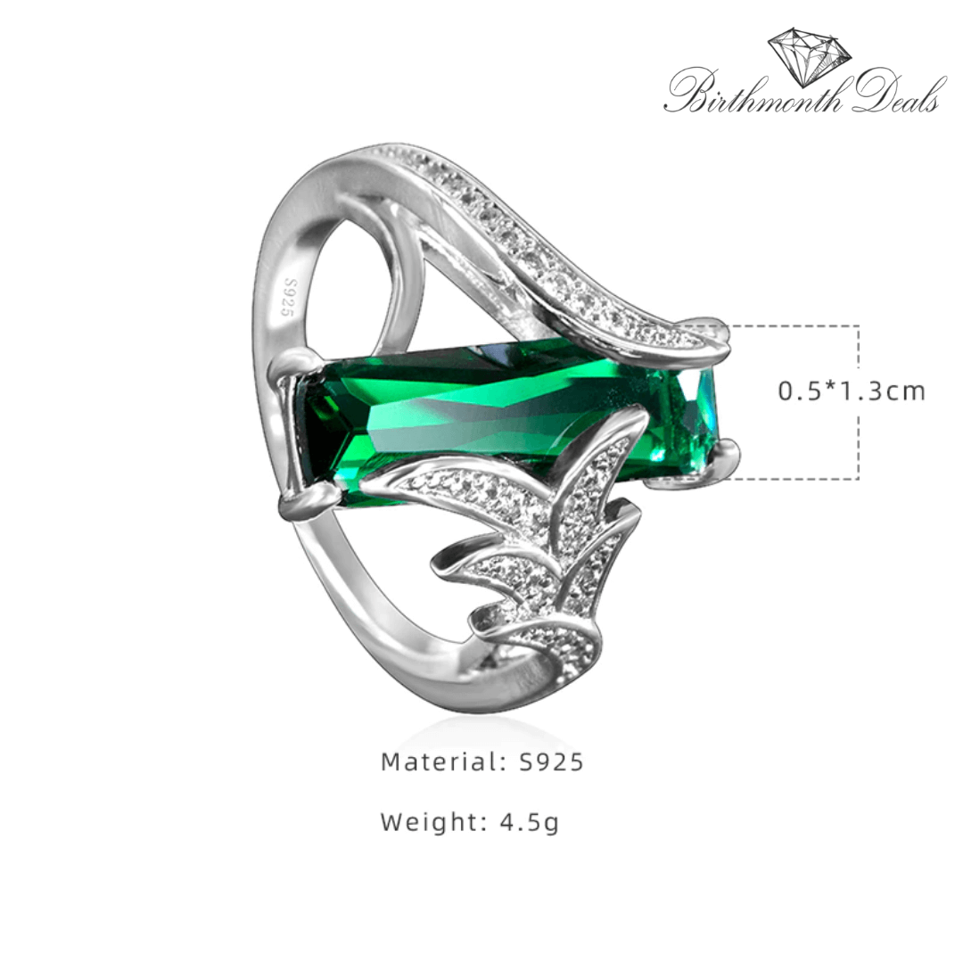 May Emerald Birthstone Ring - Birthmonth Deals