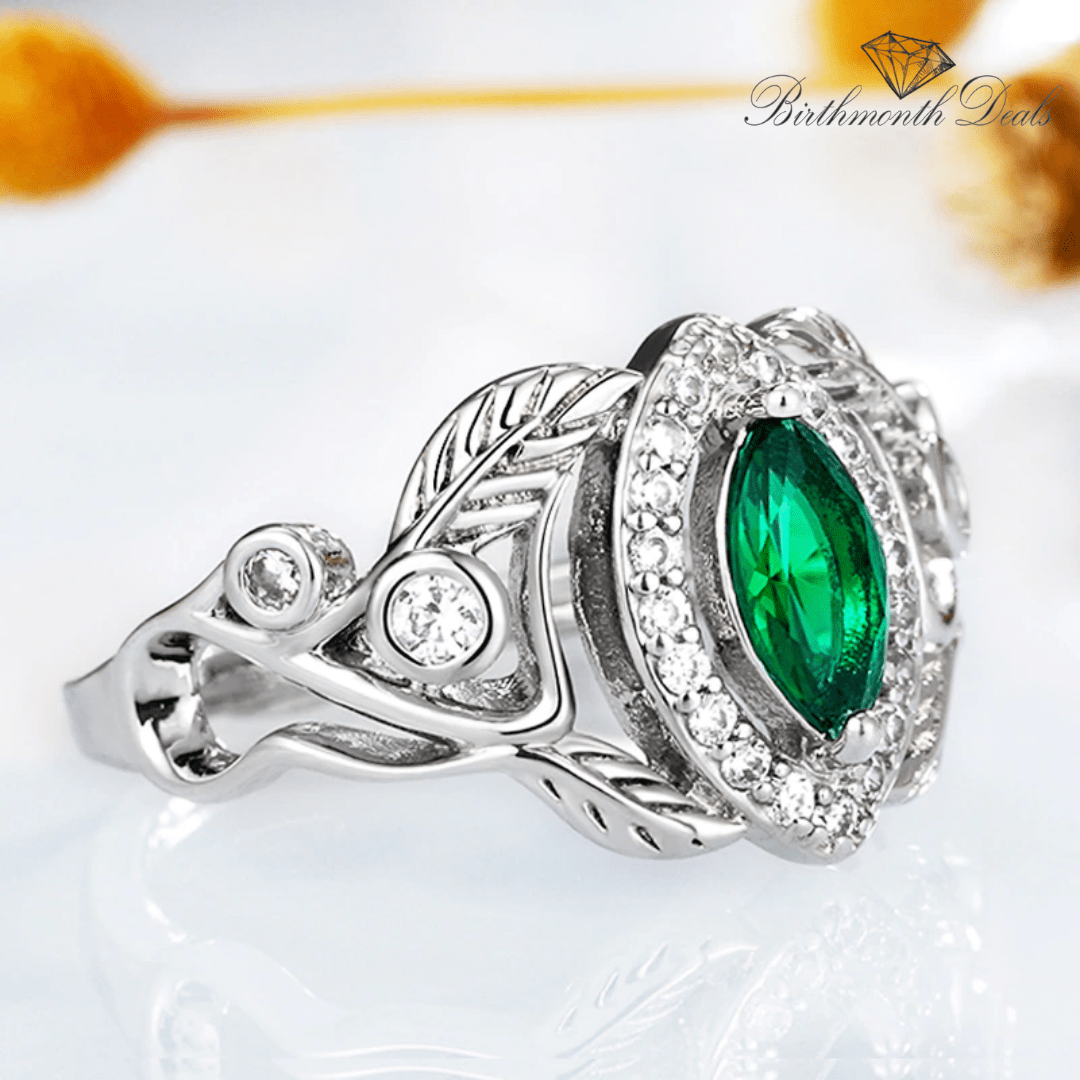 May Emerald Birthstone Ring - Birthmonth Deals