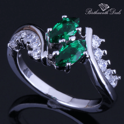 May Emerald Birthstone Ring - Birthmonth Deals