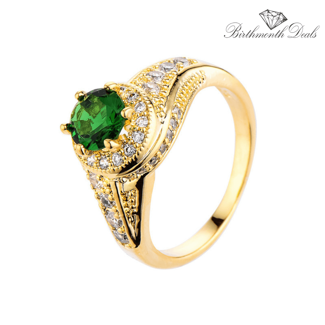 May Emerald Birthstone Ring - Birthmonth Deals