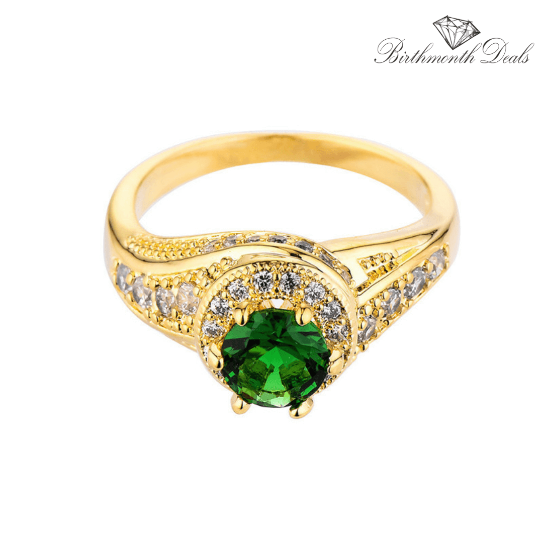 May Emerald Birthstone Ring - Birthmonth Deals