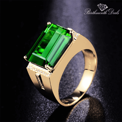 May Emerald Birthstone Ring - Birthmonth Deals