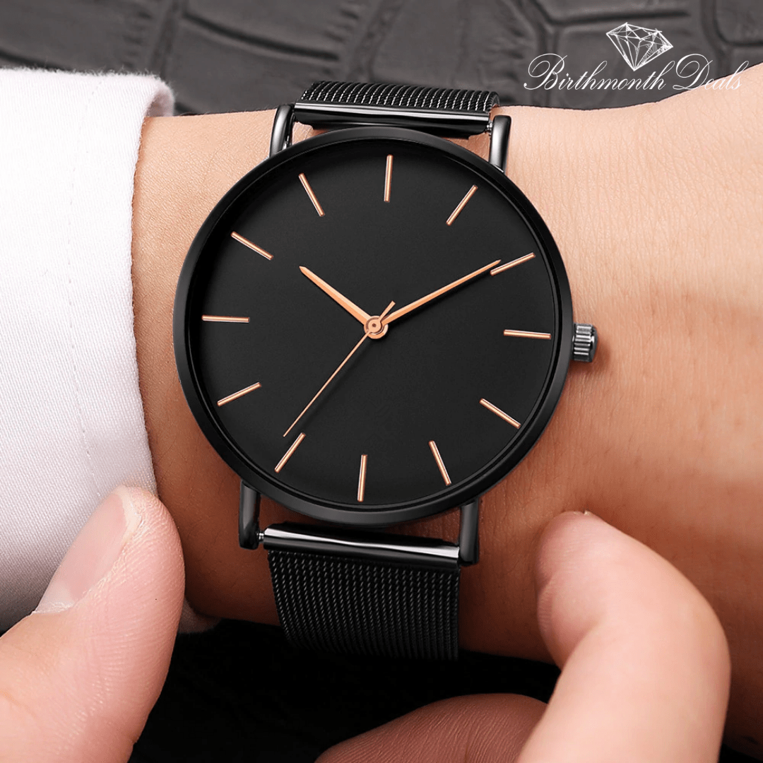 Minimalist Wristwatch - Birthmonth Deals