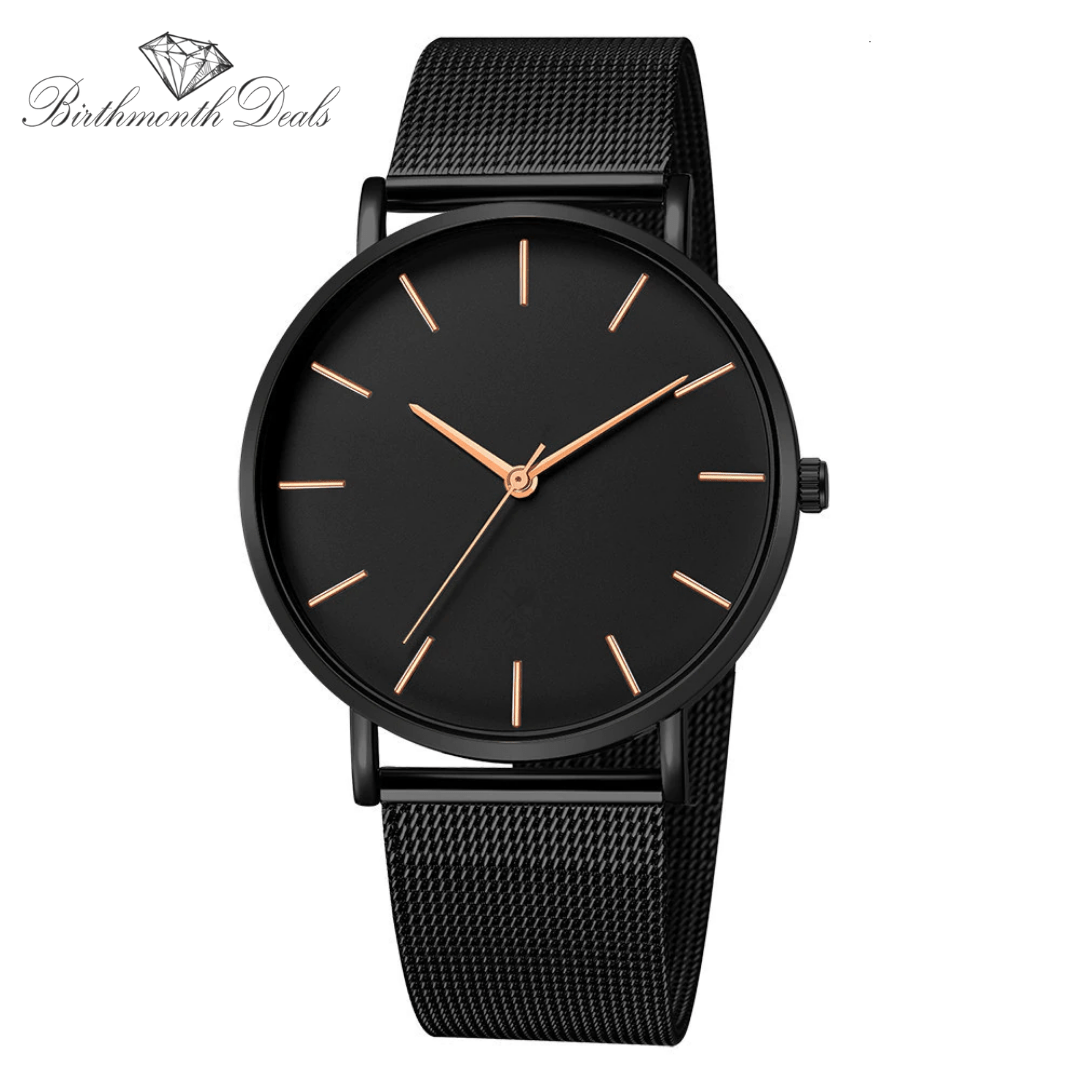 Minimalist Wristwatch - Birthmonth Deals