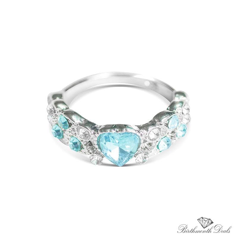 December Zircon Birthstone Ring - Birthmonth Deals