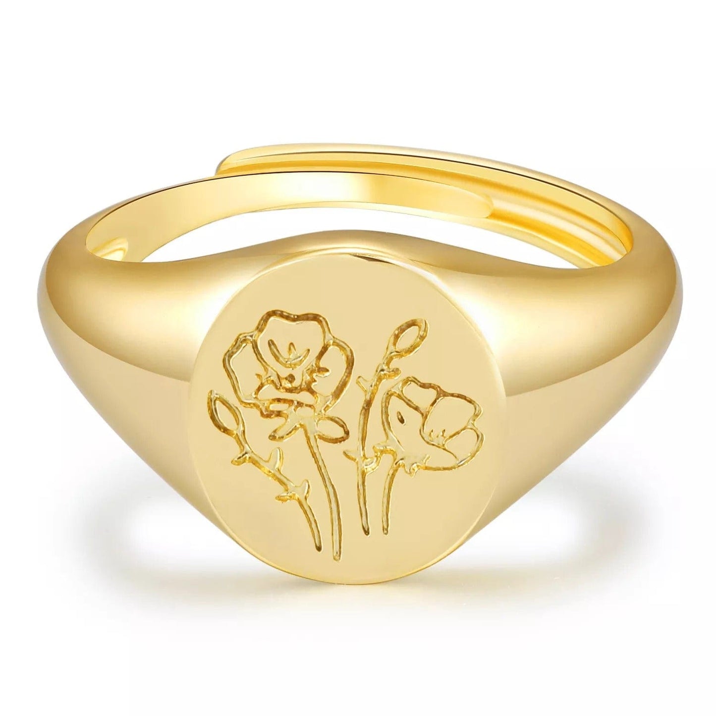 Birth Flower Ring - Birthmonth Deals