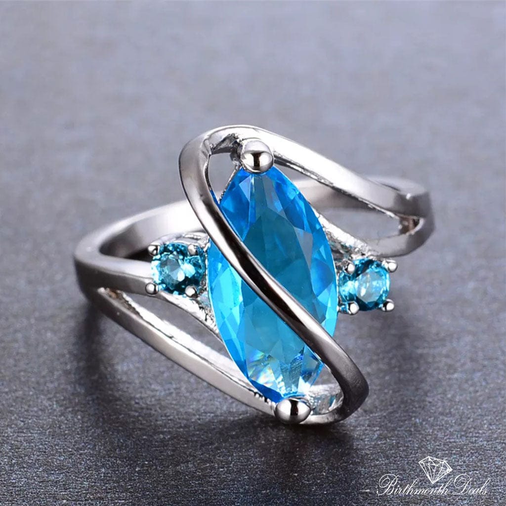 December Zircon Birthstone Ring - Birthmonth Deals