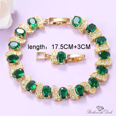May Emerald Birthstone Jewelry Set - Birthmonth Deals