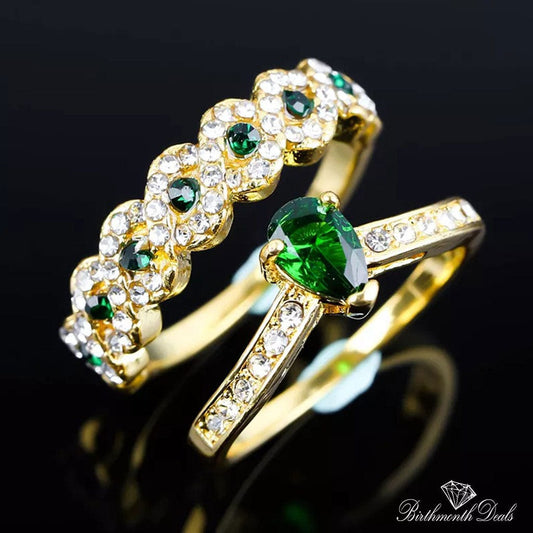 May Emerald Birthstone Ring - Birthmonth Deals