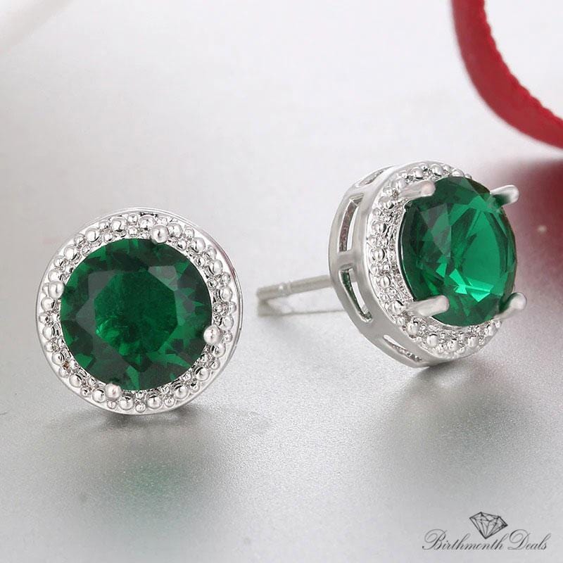 May Emerald Earrings - Birthmonth Deals