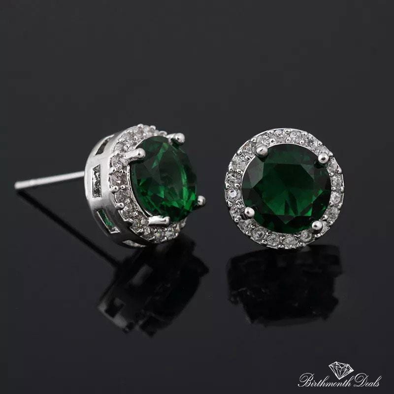 May Emerald Earrings - Birthmonth Deals