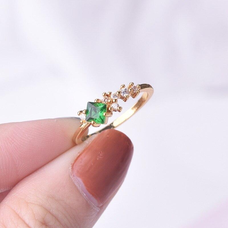 May Emerald Birthstone Ring - Birthmonth Deals