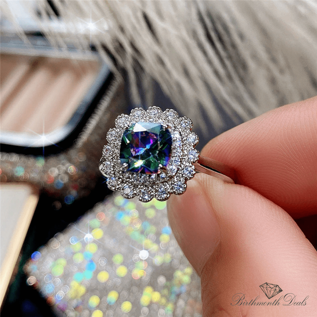 June Alexandrite Birthstone Ring - Birthmonth Deals