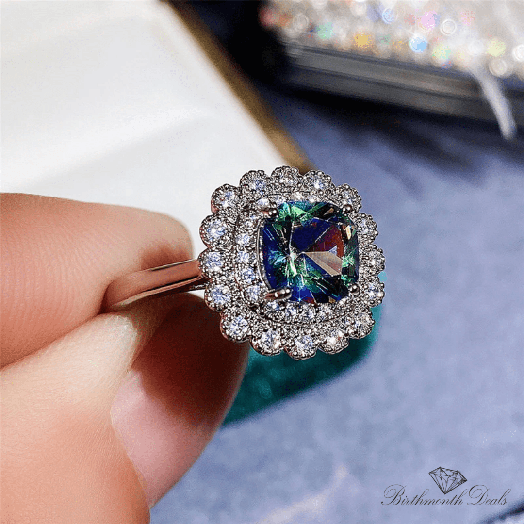 June Alexandrite Birthstone Ring - Birthmonth Deals