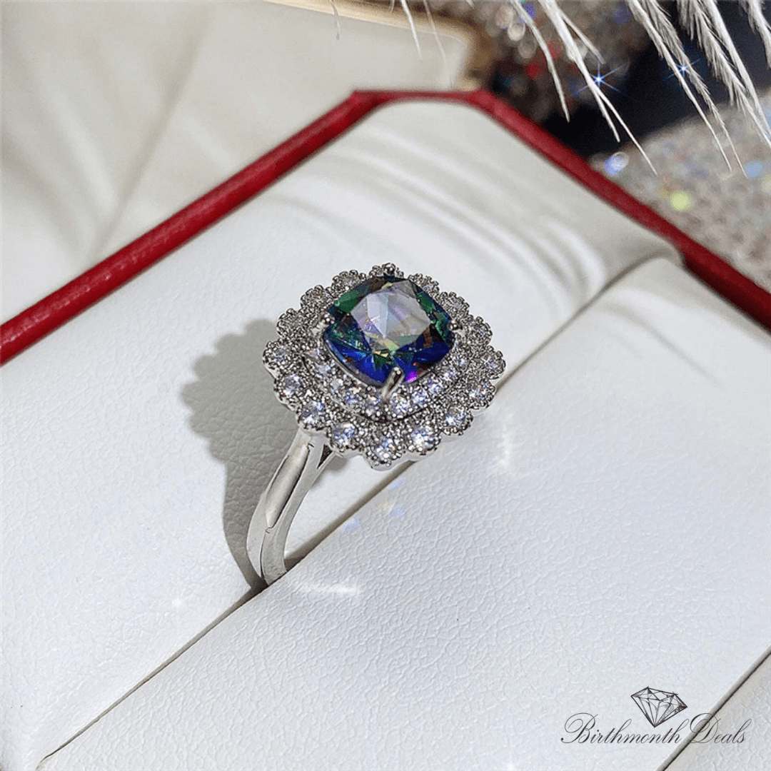 June Alexandrite Birthstone Ring - Birthmonth Deals