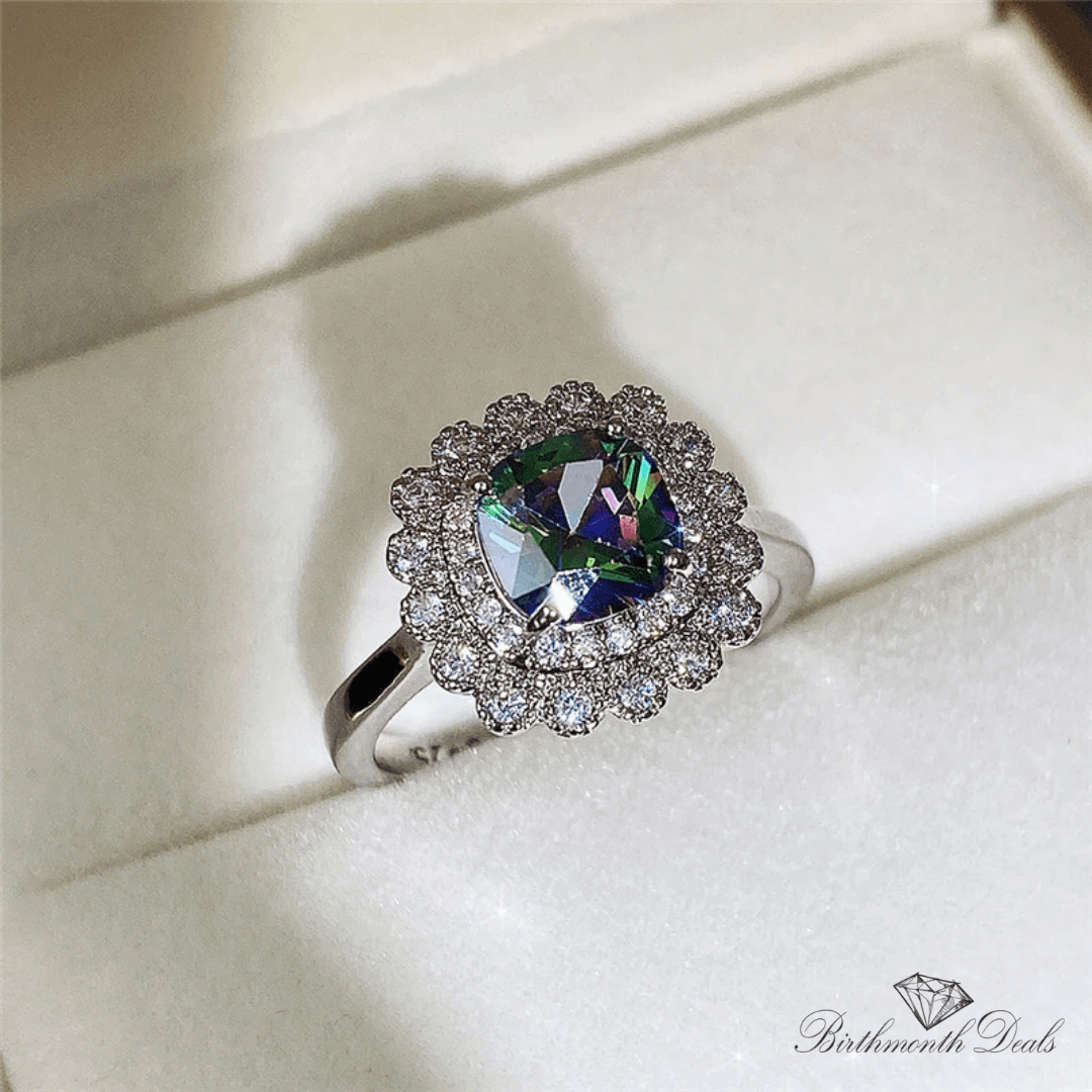 June Alexandrite Birthstone Ring - Birthmonth Deals