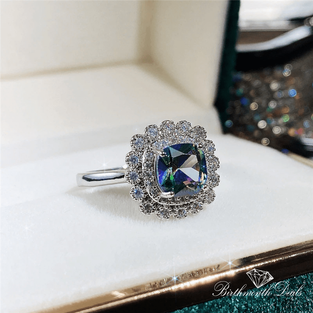 June Alexandrite Birthstone Ring - Birthmonth Deals