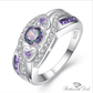 June Alexandrite Birthstone Ring - Birthmonth Deals