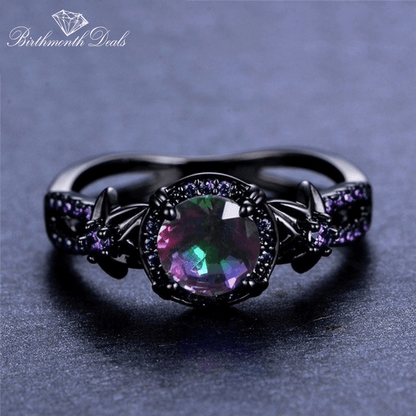 June Alexandrite Birthstone Ring - Birthmonth Deals