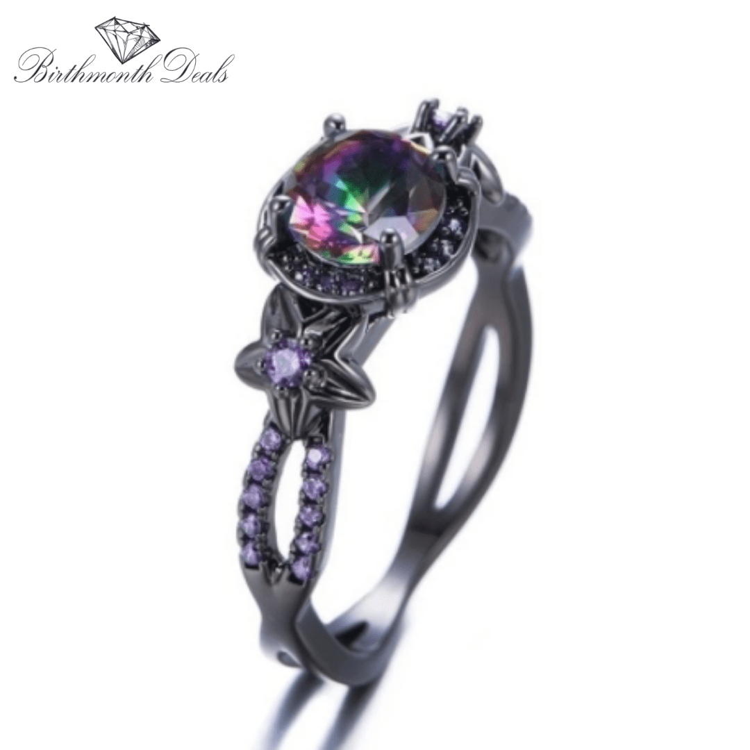 June Alexandrite Birthstone Ring - Birthmonth Deals