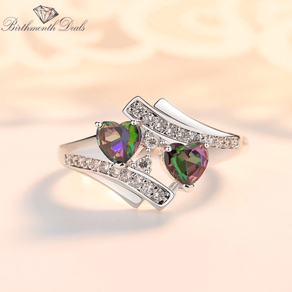 June Alexandrite Birthstone Ring - Birthmonth Deals