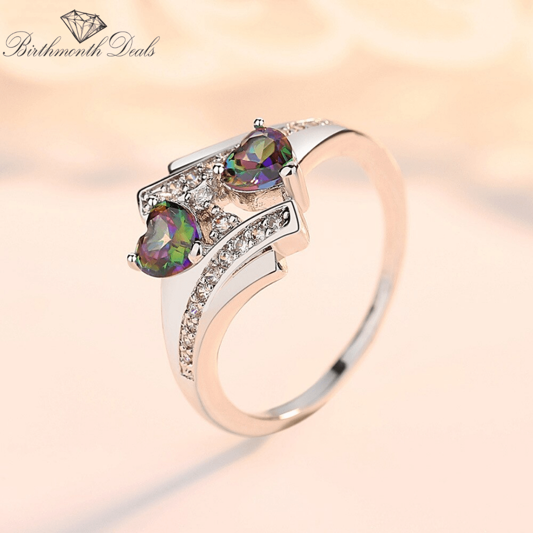 June Alexandrite Birthstone Ring - Birthmonth Deals